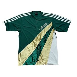 Vintage Adidas Green Gold Track Suit – World Cup Soccer Warm Up Set Y2K